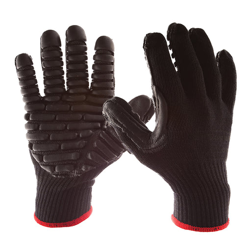 IMPACTO 401-30 Pearl Leather Anti-Impact Glove, Half Finger, Nylon Back  with Viscolas VEP Padded Palm
